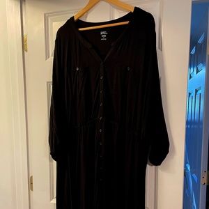 Knit Shirt Dress